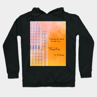 trying so hard to smile Hoodie